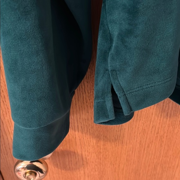 Victoria’s Secret Pink Green Velour Top Sz XXL - Picture 4 of 5